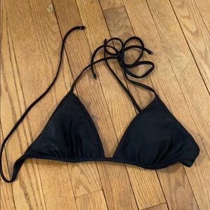 Black bikini top